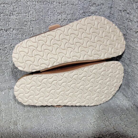 Birkenstock Arizona Girls Size EU 32 US L1 Rose Gold Pink Metallic Slide Sandals - Picture 8 of 12